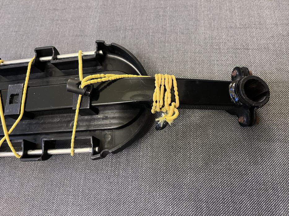 Portbagaj bicicleta pe tija de sa