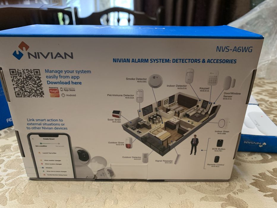 Pachet camera wi fi plus sitem de acess smart nivian