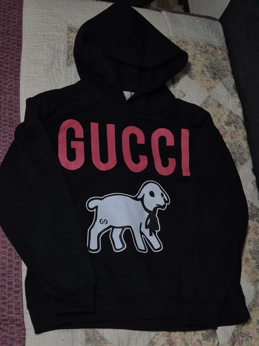Кофта с капюшоном Gucci чёрного цвета, размер М