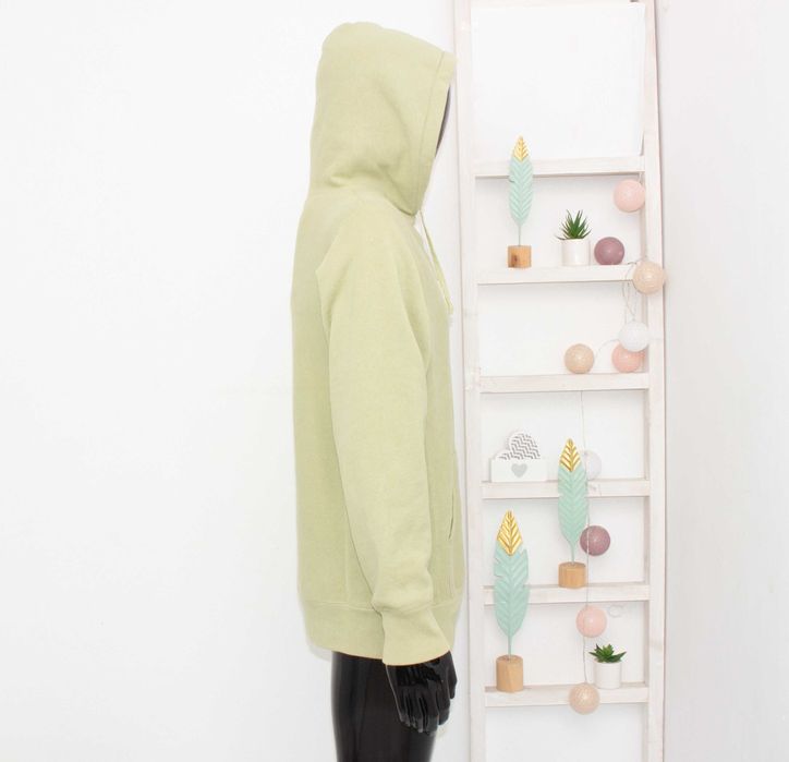 Supreme Box Logo оригинален мъжки суичър зелен sage green худи M