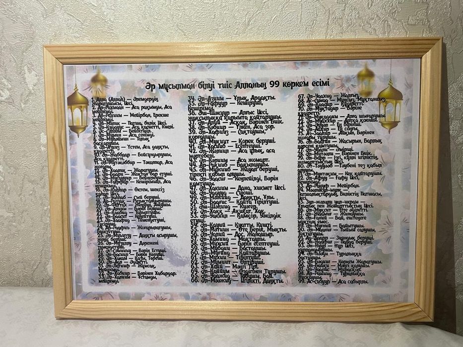 Намаз. Намаз оқу үлгісі