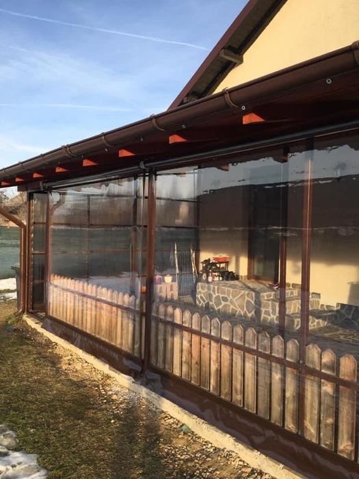 Folie terasa,folie pvc cristal,inchidere terasa