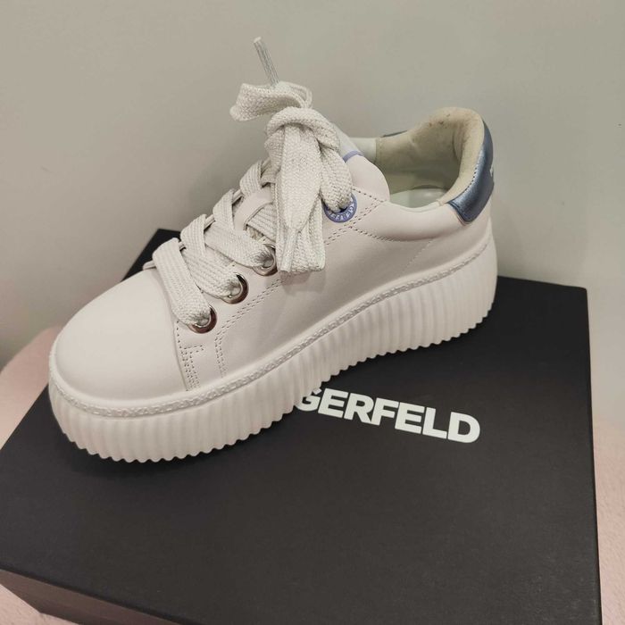 Бели сникърси karl lagerfeld