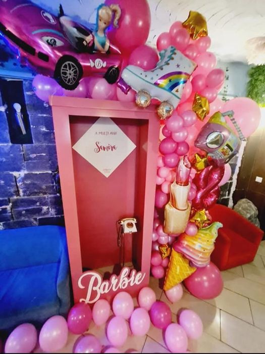 Vand cutia barbie MDF roz