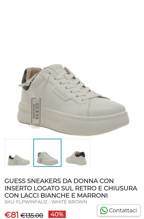 Pantofi sport, casual ( tenişi)   dama Guess 37