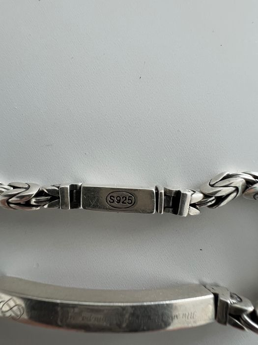 Brățară din argint pentru bărbați, model „Zale Bizantine” (20 cm, 22 g)