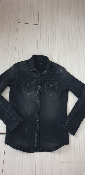 DSQUARED2 Slim Fit Stretch / Cotton Mens Size S ОРИГИНАЛ!  Мъжка Риза!
