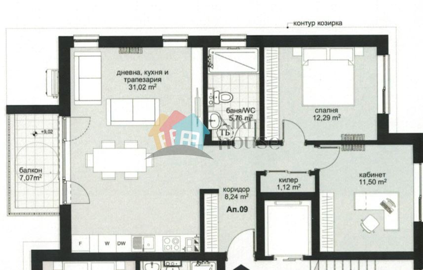 3-стаен в Варна-Виница площ 101 цена 14182101