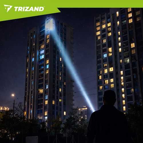 Мощен лед фенер - два моделa / Tактически фенер / Aкумулаторен фенер