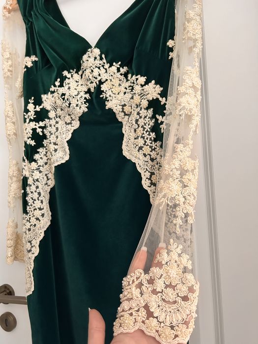 Rochie de gala verde smarald