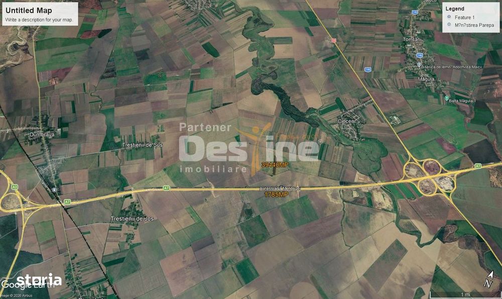 Teren extravilan, neimprejmuit, disponibil imediat, Dumbrava, Prahova