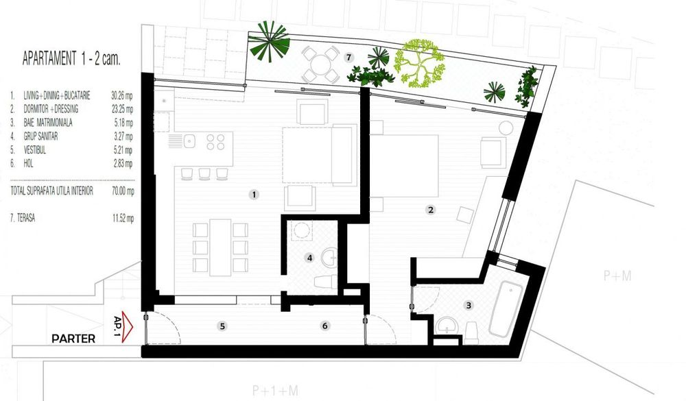 Apartament situat intr-o vila 2020 la 3 minute de piata Muncii!
