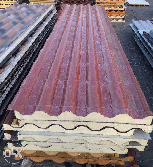 Panouri acoperis sandwich model stil tigla Calitatea 2 Noi