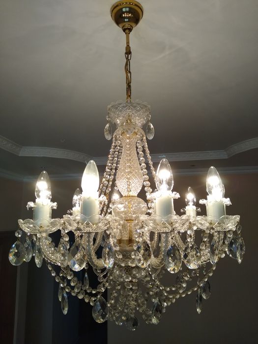 Хрустальная люстра,Чехия, Swarovski,10 рожков