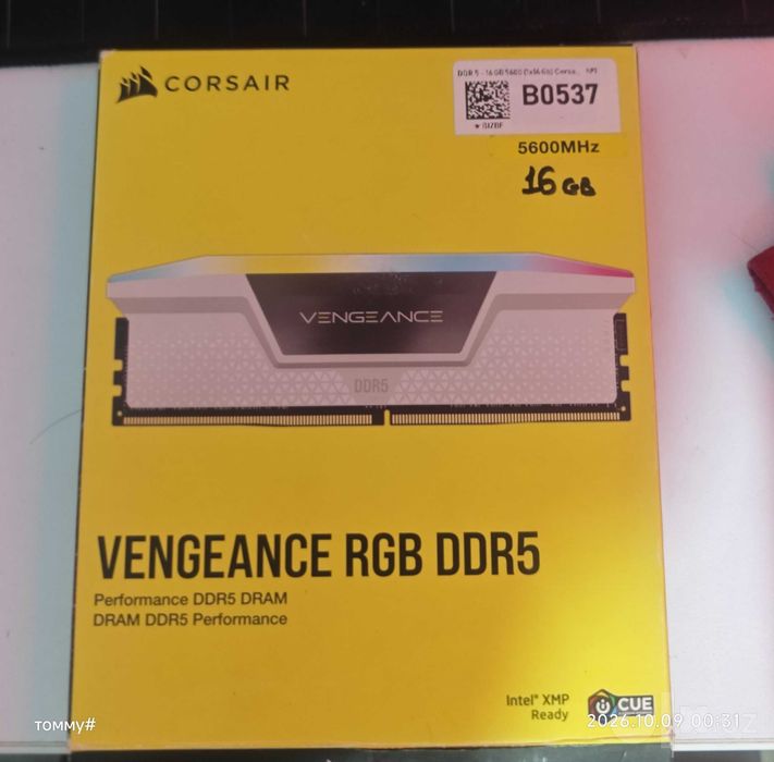 Operativka DDR 5 corsair 16 gb 5600 MHz