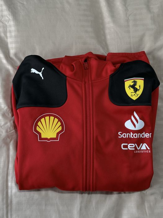 Оригинално Scuderia Ferrari 2023 Softshell Яке