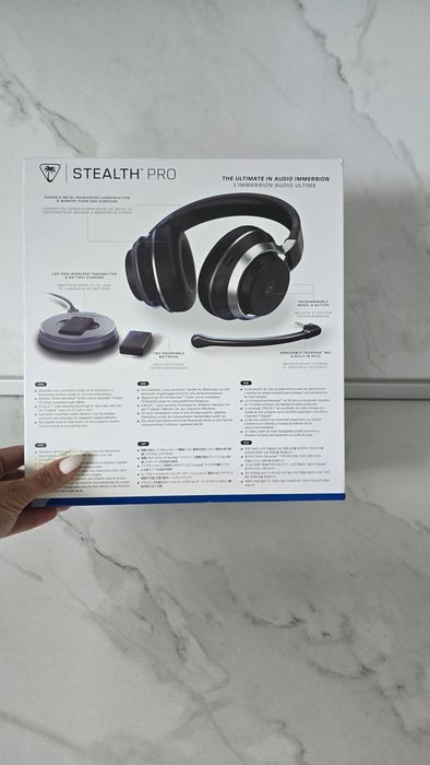 Безжични геймърски слушалки Turtle Beach Stealth Pro (За PS5/PS4/PC/Телефон)