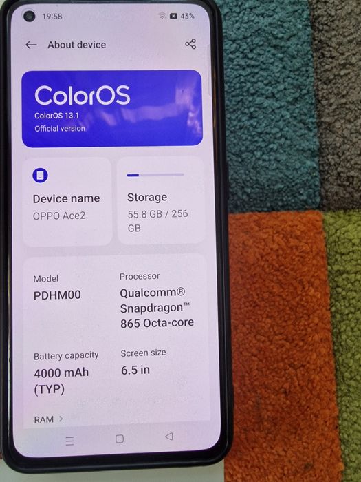 Oppo Ace 2 с 12 ram и 256 gb rom