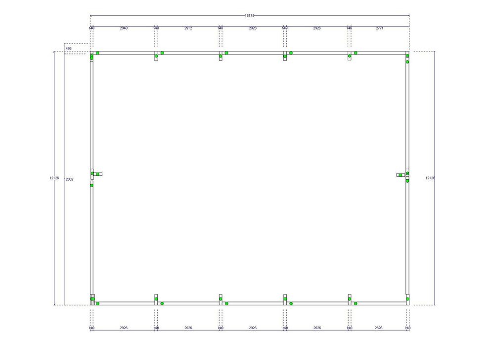 ЛИЗИНГ-Халета, Хале, Магазини, Склад, Складове - 180м2 -12м х 15м х4