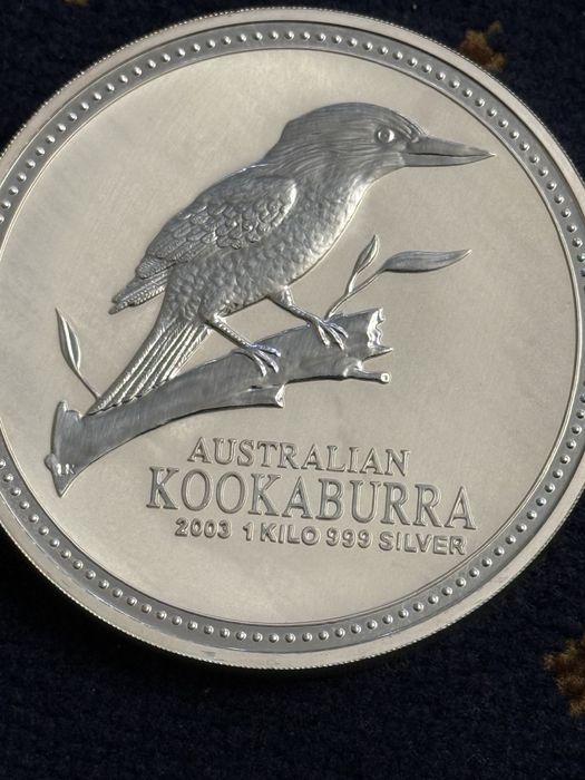 Lingou Moneda 1kg argint pur perth mint australia