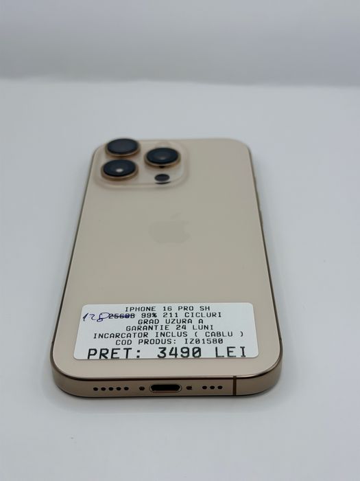 Iphone 16 Pro 128GB 99% Garantie Rate BuyBack - zonemag.ro