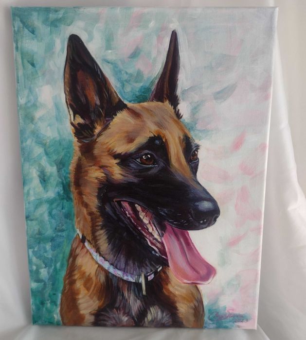 Портрет на домашен любимец по снимка 60лв.