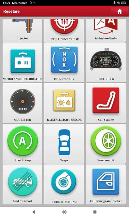 Kit Tester Auto Tableta Launch originala antisoc display mare 10.1' v2027+ Easydiag 3/32/128GB, Soft service profesional launch v+ 45 functii speciale