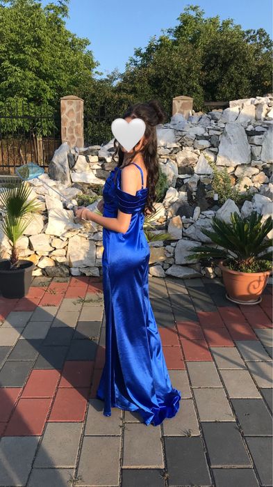 Rochie Albastra Eleganta de seara