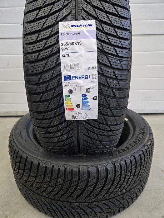 2buc Anvelope iarna 255 40 18 Michelin Pilot Alpin5