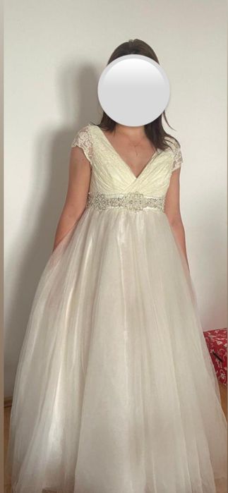 Rochie mireasa_cream