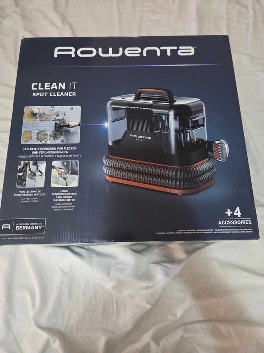 Aspirator cu spalare ROWENTA Clean It IN5011F0, 1.5l, 400W, portocaliu-negru