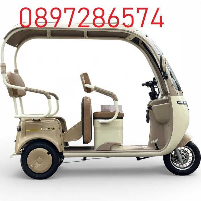 Електрическа триколка с покрив Калинка Premium - 3000W, 72V/60Ah