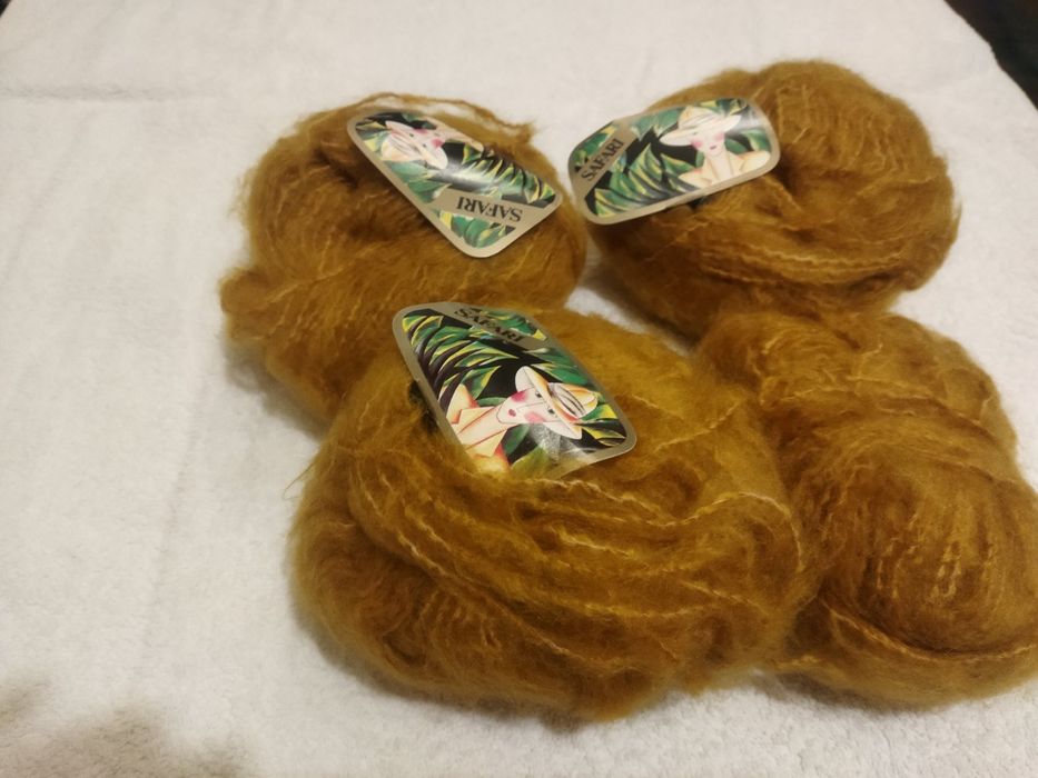 Прежда тип мохер, вълна за плетива