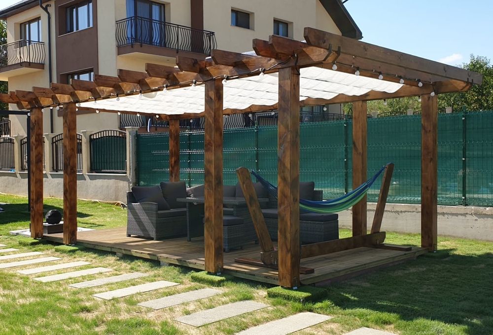 Pergola lemn pin nordic