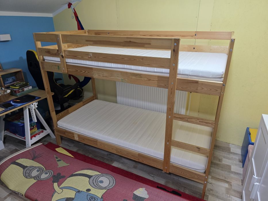 Două saltele pentru pat supraetajat IKEA 200x90 cm