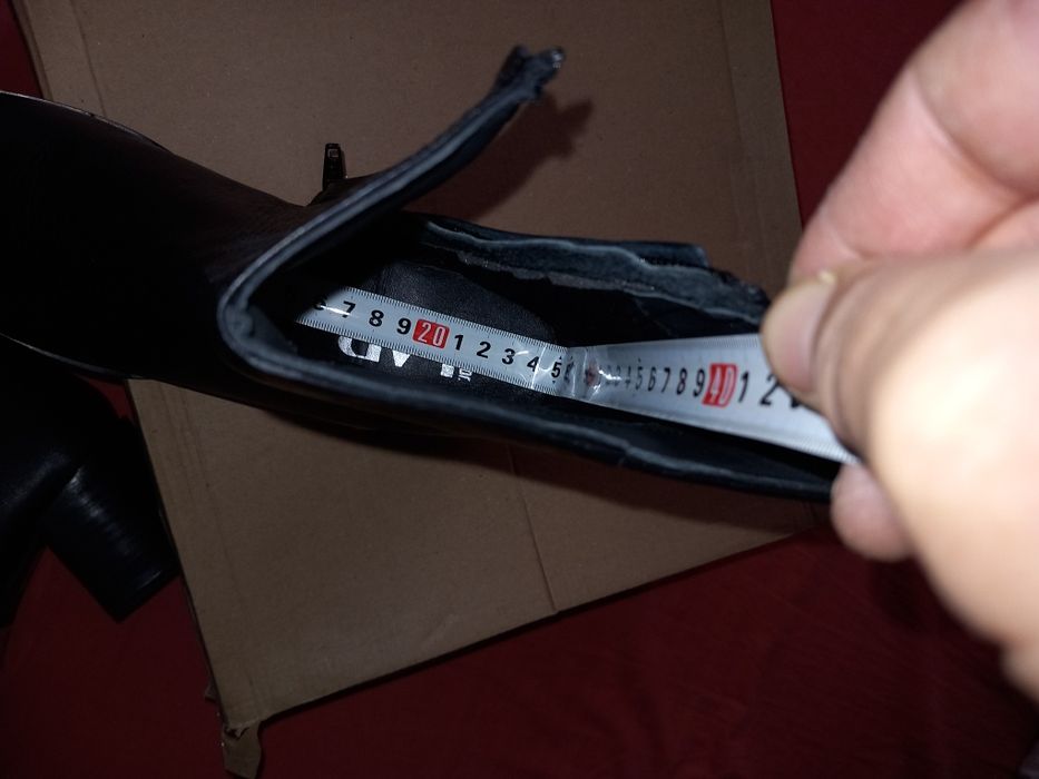 Нови (с етикети) боти от естествена кожа, 39 номер