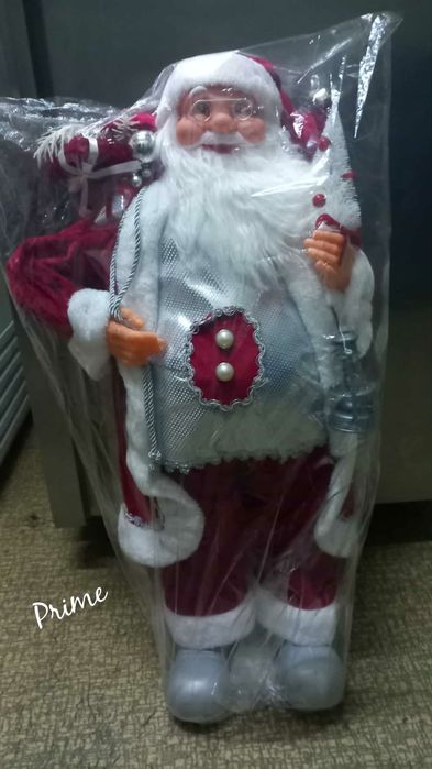 ГОЛЯМ Декоративен Дядо Коледа