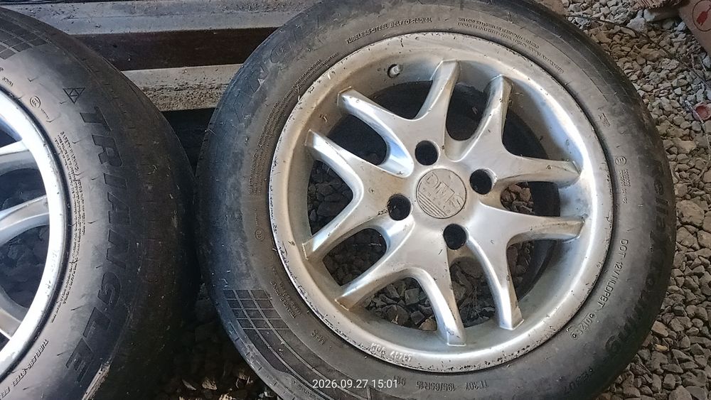 Продам 4 титановых диски на ауди 80 н