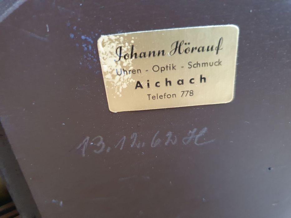 Ceas de șemineu german Johann Horauf perfect functional superb