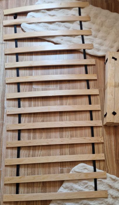 Somiera cu lamele curbate si banda textila 140x190 (2 x 70x190)