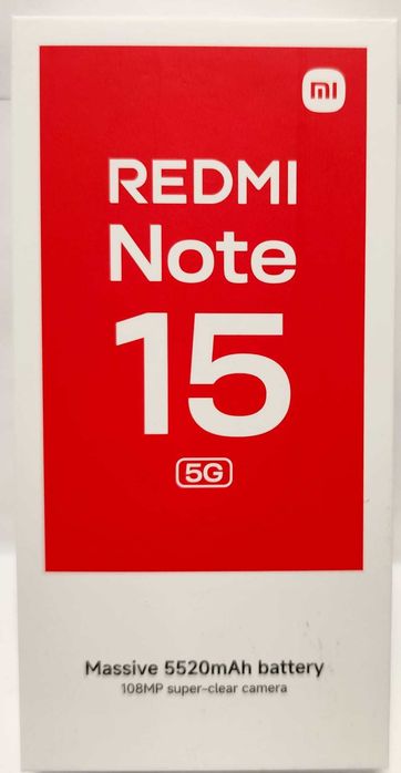 (AG35 B.35036 ) Telefon Xiaomi Redmi Note 15 5G -900 Lei Garantie 2 Ani !