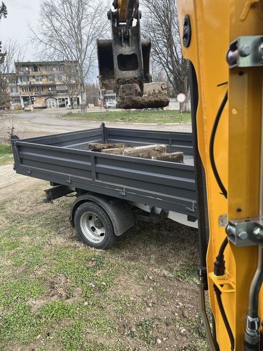 Услуги с Мини Багер 3,5 т и Самосвал