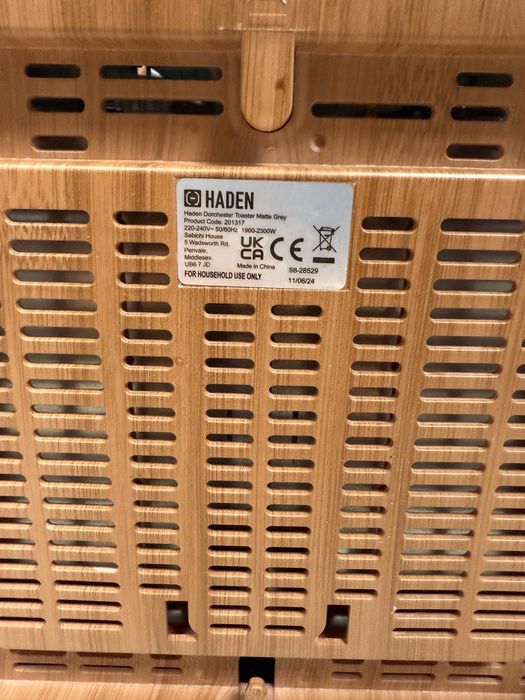 Тостер Haden 201317 за 4 филии