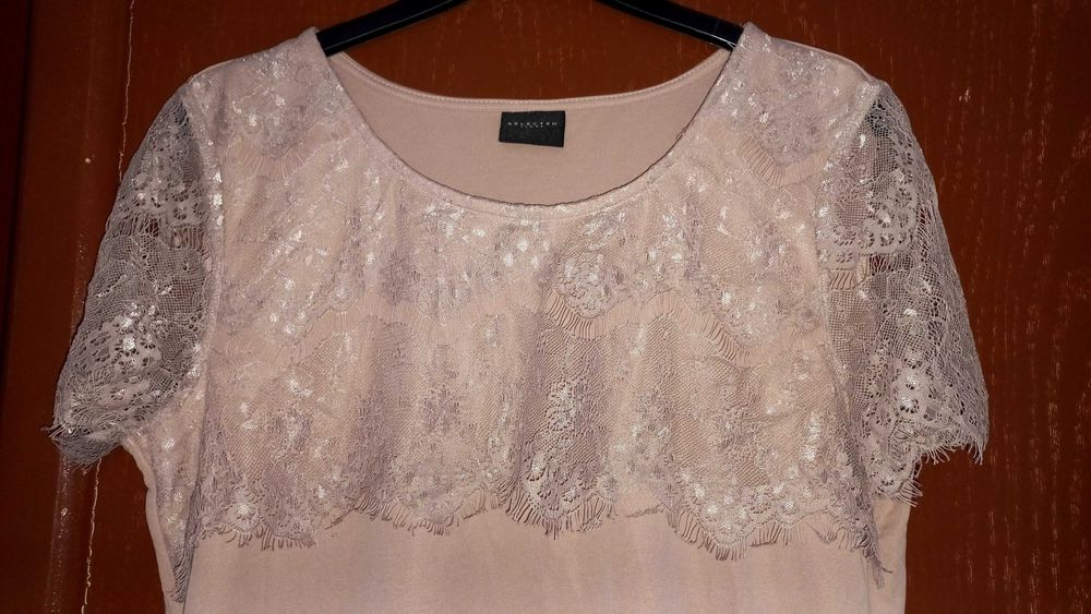 Tricou dama cu dantela, marimea M