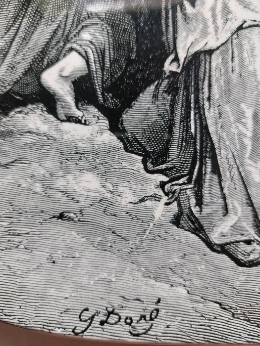 Platou porțelan tema religioasa