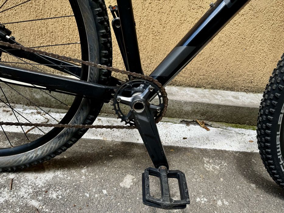 Bicicleta Cube Attention SL Black Gray SRAM furca aer