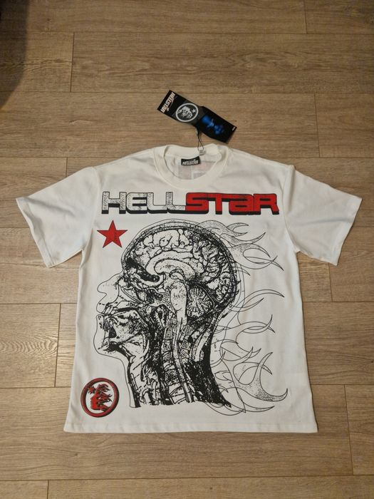 Tricou Hellstar Alb