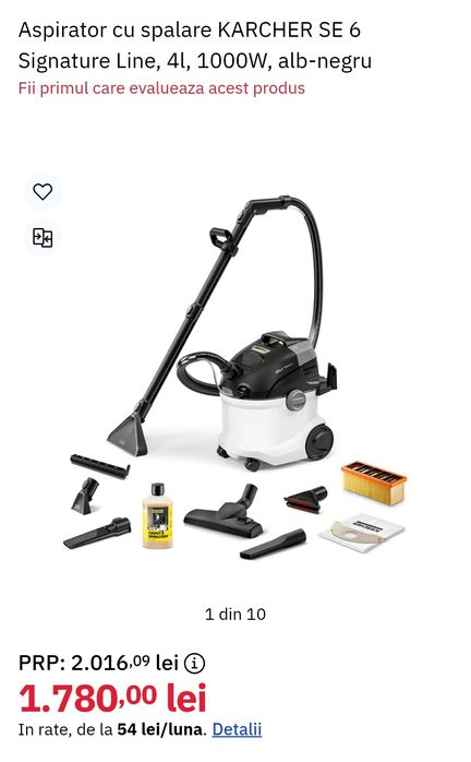 Aspirator cu spalare prin injecție -extracție SE 6 Signature Line