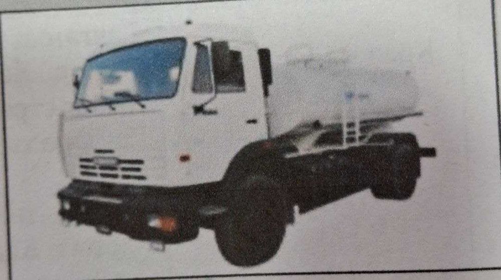 Автоцистерна водовоз для питьевой воды 8м3 на базе шасси КАМАЗ
