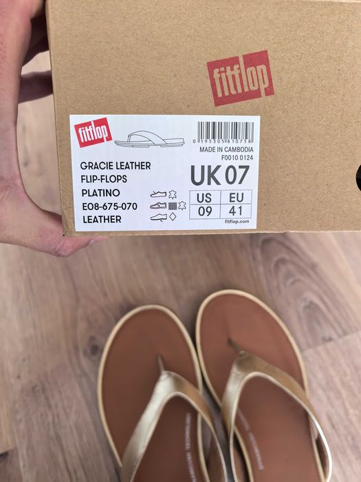 FitFlop Дамски кожени чехли